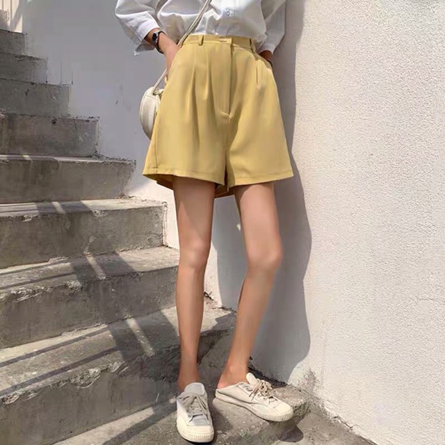 Quần short culottes gấp ống ulzzang styleHàng Quảng Châu Cao Cấp