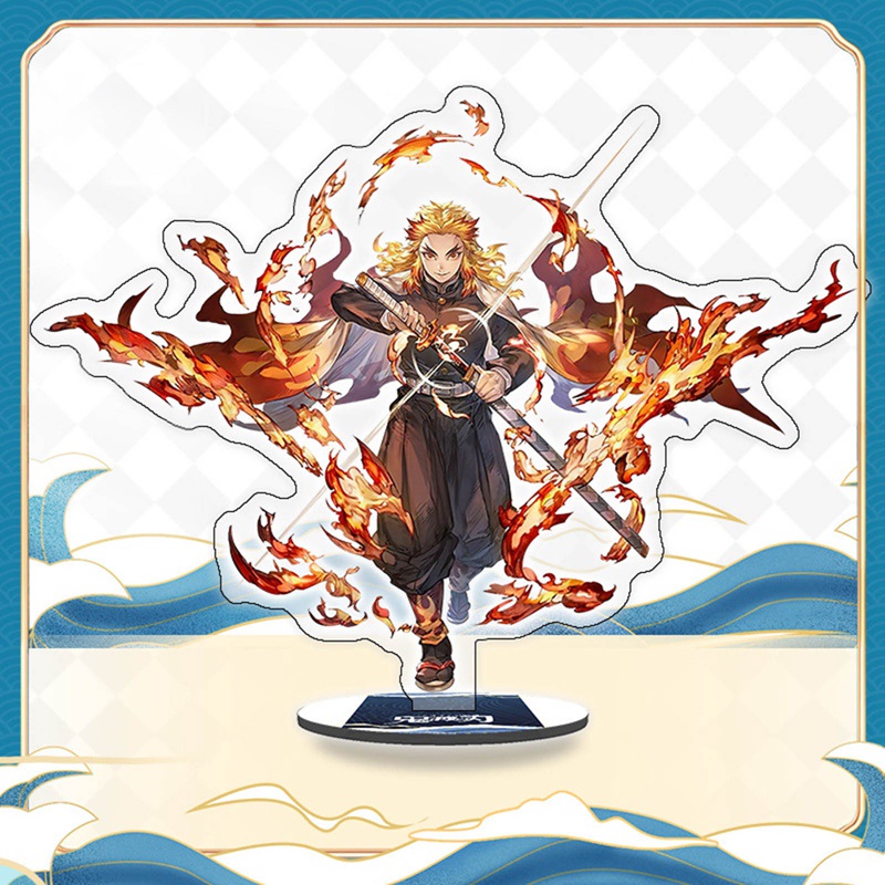 Mô hình đứng hình nhân vật trong kimetsu no yaiba trang trí bàn