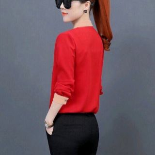 Áo sơ mi kiểu Hàn Quốc thắt cravat