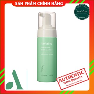 Sữa Rửa Mặt Dạng Bọt Từ Lúa Mạch Innisfree Green Barley Bubble Cleanser 150ml