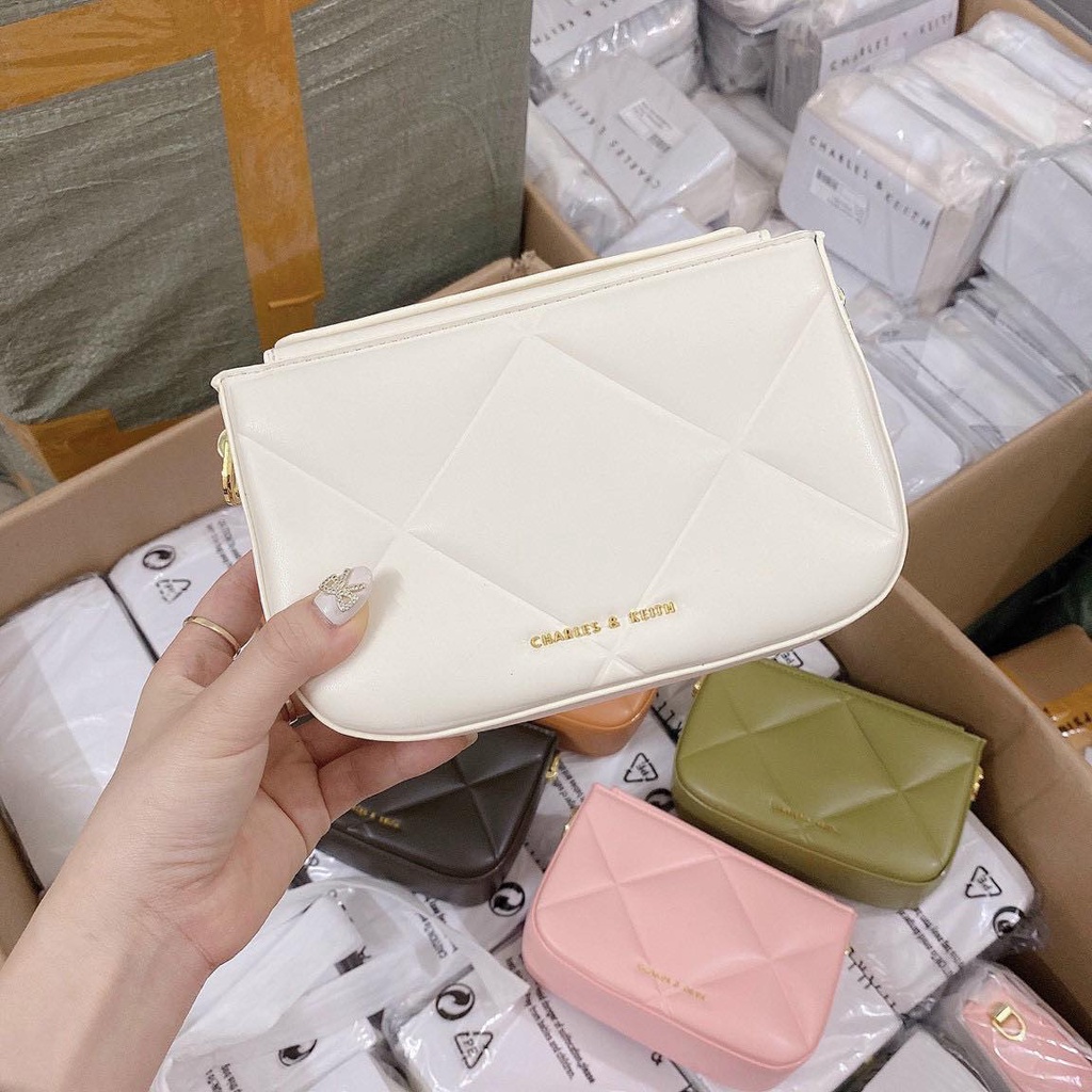 Túi xách đeo chéo vân đá cnk, túi cầm tay Jansi - likeaut sz18