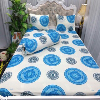 Drap nệm thun lạnh (ga nệm thun lạnh) 1m6 x 2m ,1m8 x 2m, 1,4M-2M VNSK (Giao màu ngẫu nhiên)- GIAO NHANH 1H