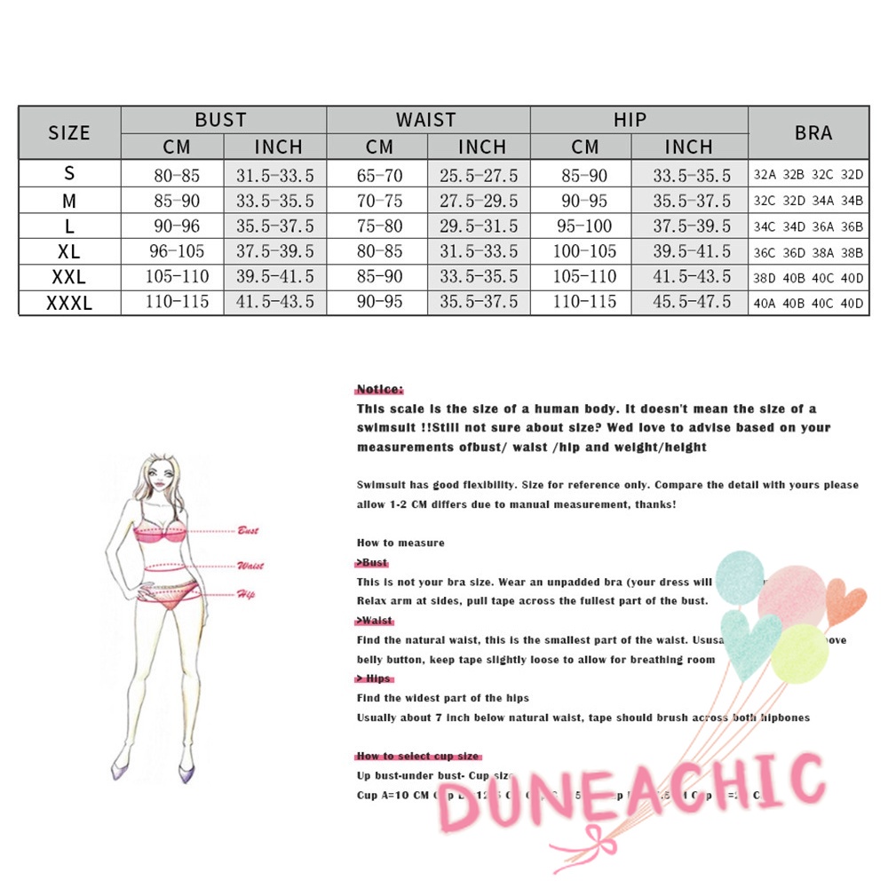 DUNEA Chân váy/ Đồ bơi một mảnh in họa tiết phong cách vintage cho nữ