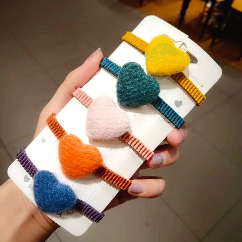 Dây Buộc Tóc Hình Trái Tim