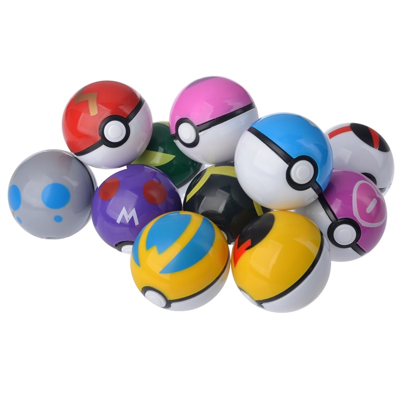 Set 12 mô hình đồ chơi quả cầu Pokemon vui nhộn cho bé