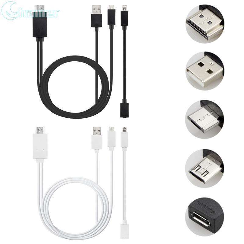 Cáp 11 đầu chuyển đổi Micro MHL 1080P pin cho điện thoại Android sang cổng HDMI