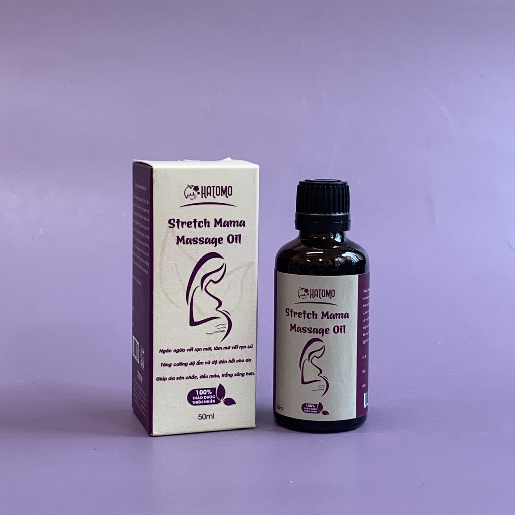 Tinh dầu ngừa rạn cho bà bầu, sau sinh Hatomo nguyên chất ngăn ngừa thâm rạn, tăng độ đàn hồi săn chắc cho da (ẢNH THẬT)