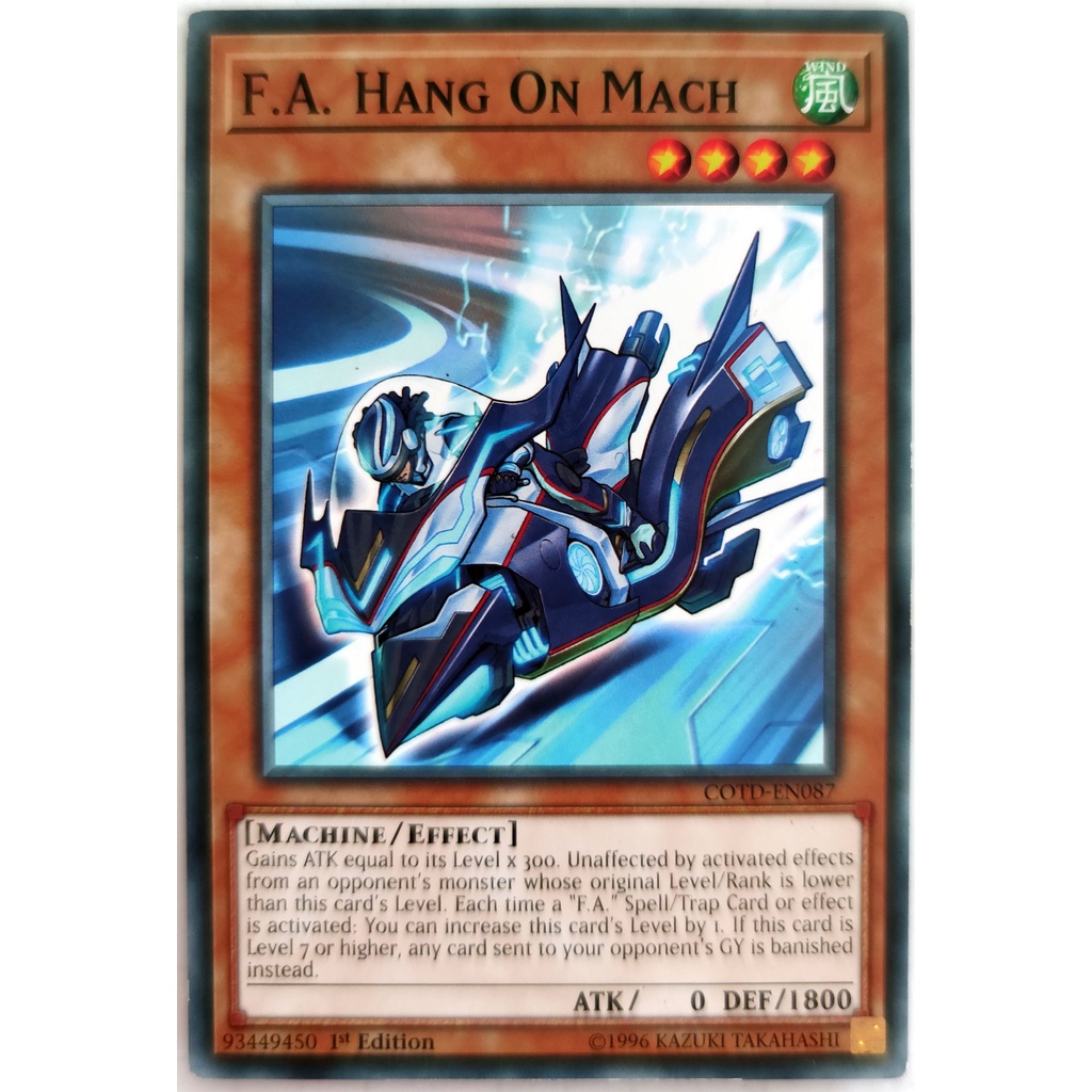 [Thẻ Yugioh] F.A. Hang On Mach |EN| Common