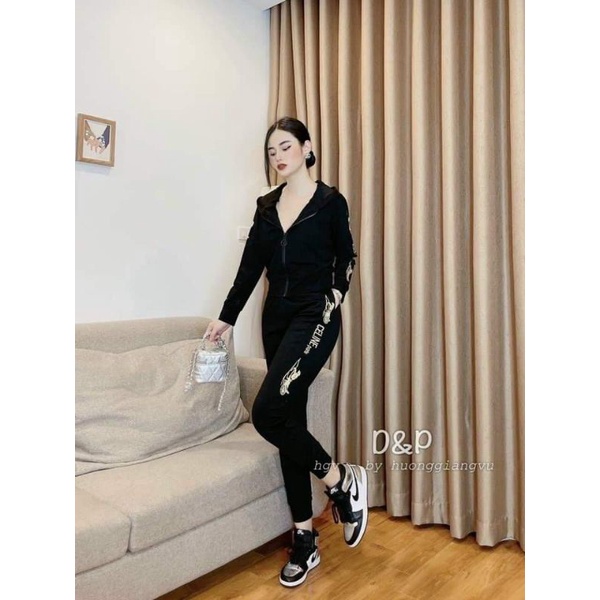 Bộ thể thao nữ thu đông mặc đi làm đi chơi umi