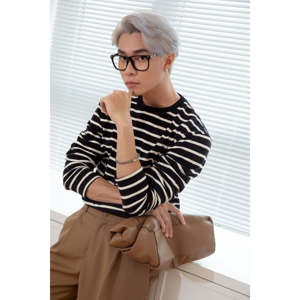 [PAPER STUDIO] Áo thun nam sọc ngang tay dài basic | BigBuy360 - bigbuy360.vn