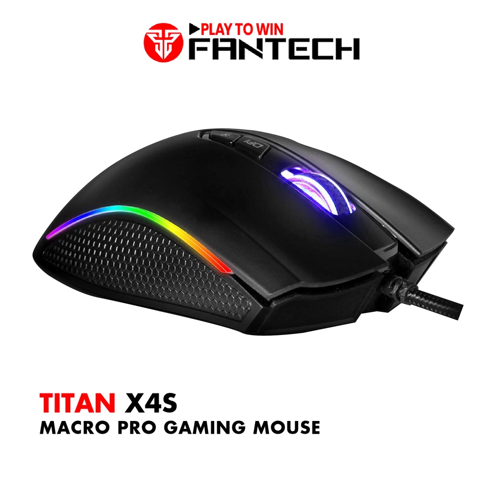 Chuột Gaming Fantech TITAN X4S ( LED Chroma + phần mềm riêng ) LED RGB - Hãng phân phối chính thức