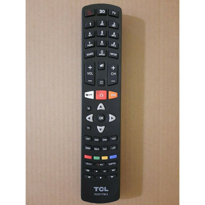 Điều khiển tivi TCL - TV TCL các dòng CRT LCD LED Smart TV