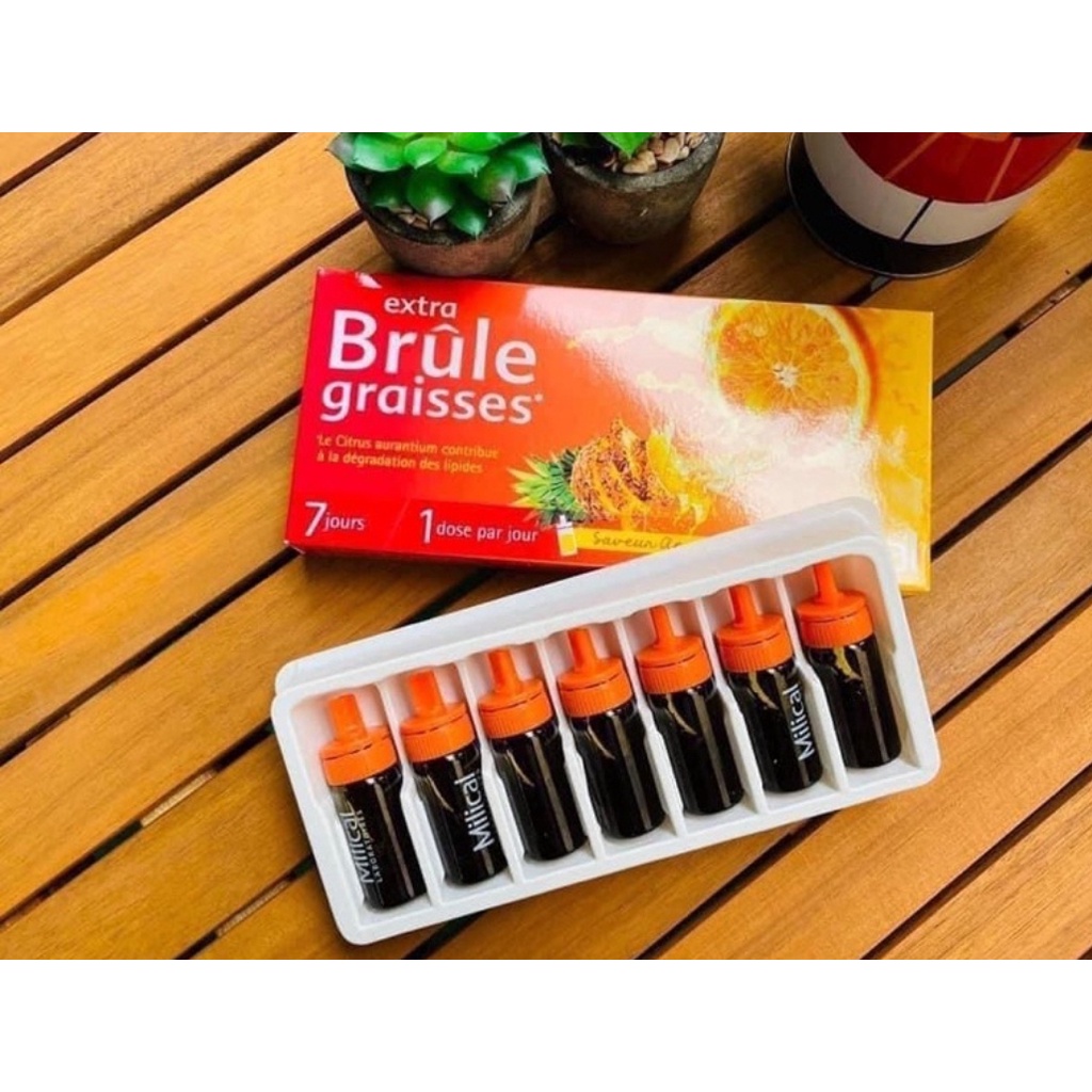 Detox Milical Extra Brule Graisses 7 ống (giảm cân, đốt mỡ)