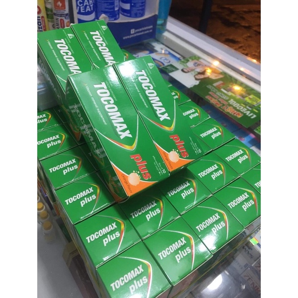 Viên sủi Cam sức khoẻ Tocomax plus tube 10 viên Boston