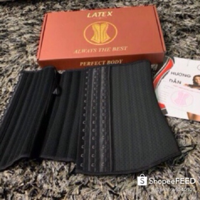 Đai latex 25 xương dài 29 cm thông hơi )