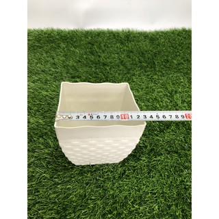 Chậu nhựa vuông mây