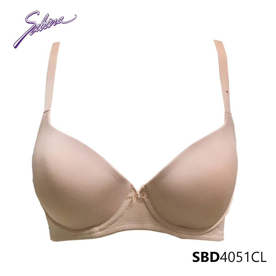 Áo Lót Mút Mỏng Cúp Sâu Có Gọng Bản Dây Áo Lớn Màu Trơn Perfect Bra by Sabina SBD4051 | BigBuy360 - bigbuy360.vn