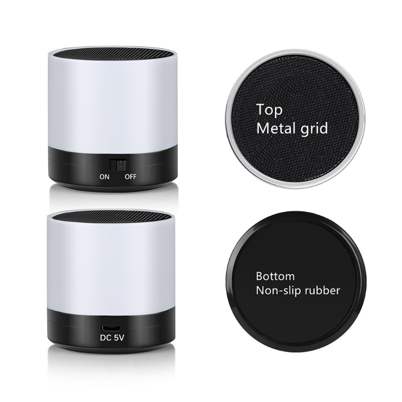 Loa Siêu Trầm Không Dây WU BT5 1 Có Giác Hút Chống Ồn Cho Điện Thoại / Laptop / Máy Tính