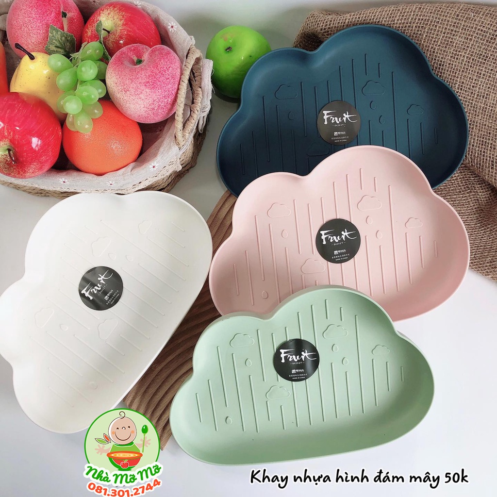 Khay mây ăn dặm đựng chén cho bé - Nhà Mỡ