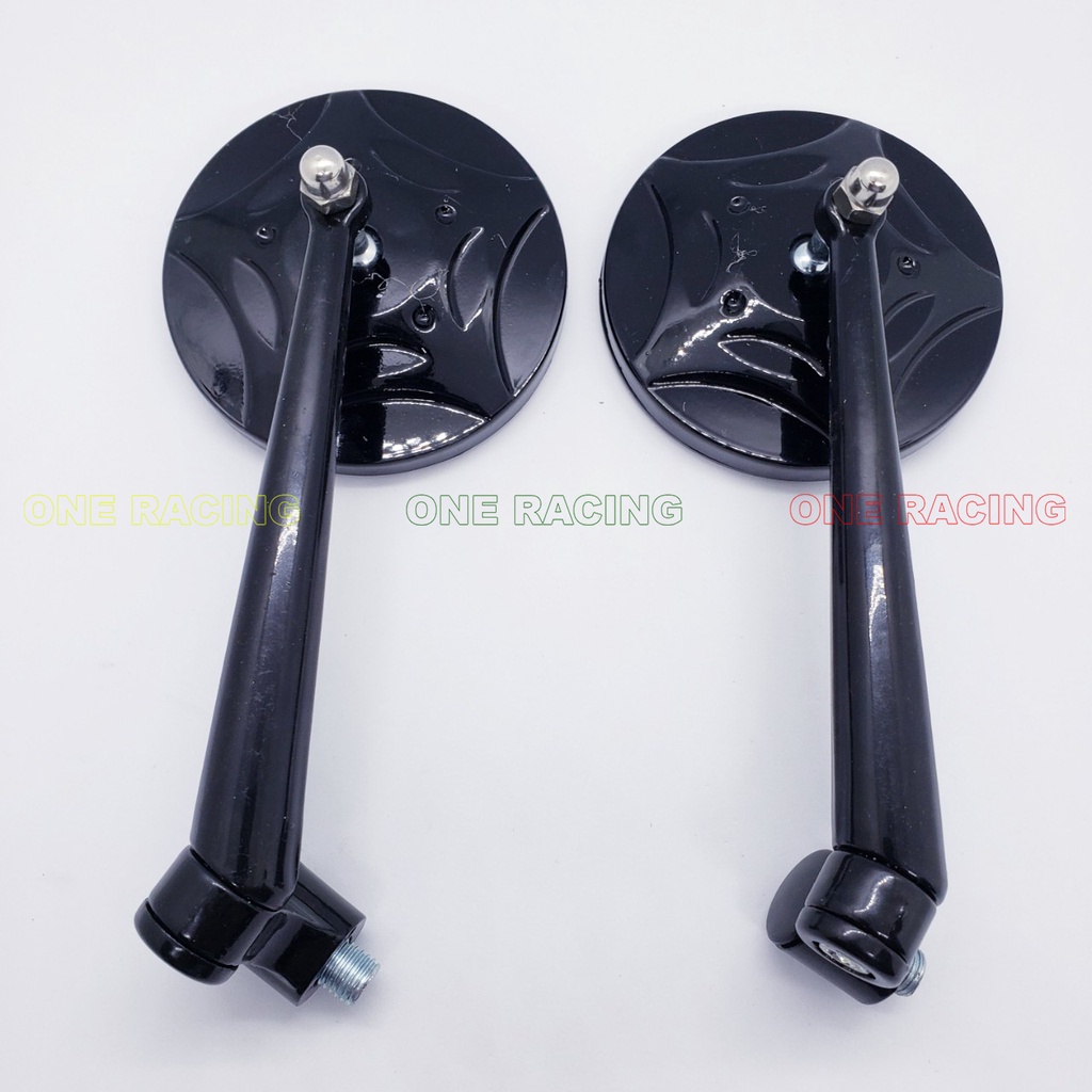 1 Gương chiếu hậu tròn kính xe máy chân ốc 10li thuận gắn bên trái các dòng xe hiện nay