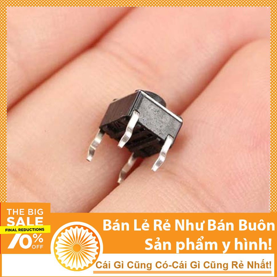 Bộ 5 Nút Nhấn 4 Chân 6x6x5mm - NTHN