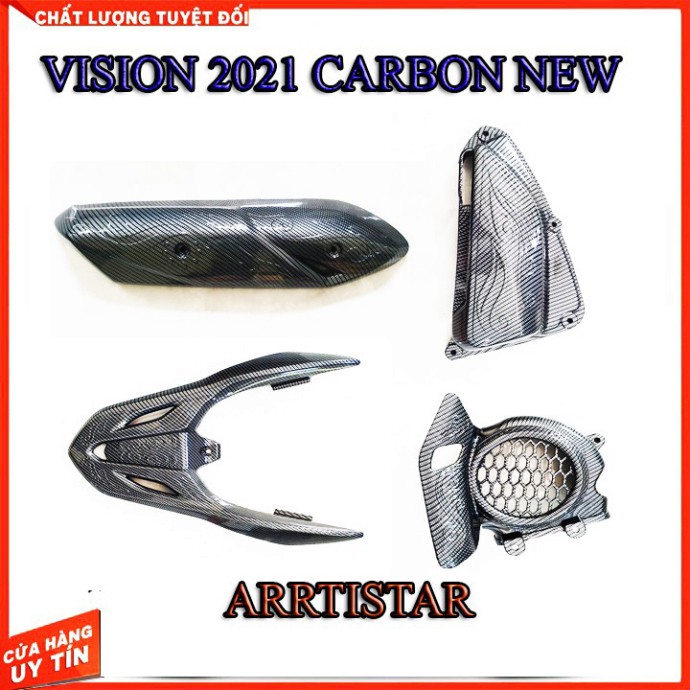 BỘ CARBON VISION 2021 GỒM 6 MÓN Y HÌNH ĐẠI DIỆN