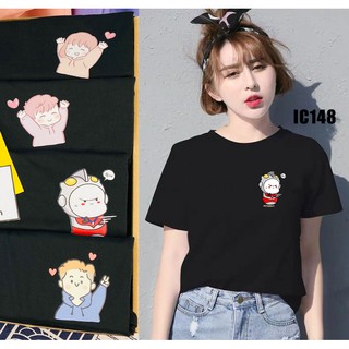 Áo thun Unisex Nam Nữ ICOn Couple Bắn Tim