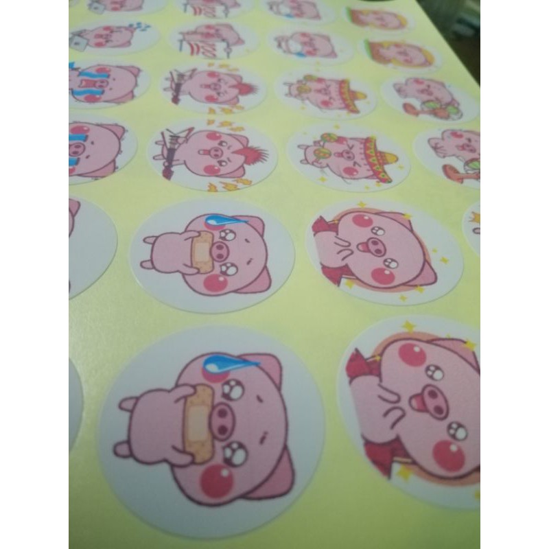 🔥30 hình dán sticker hình HEO PIGGY - HEO PIGMA 🔥