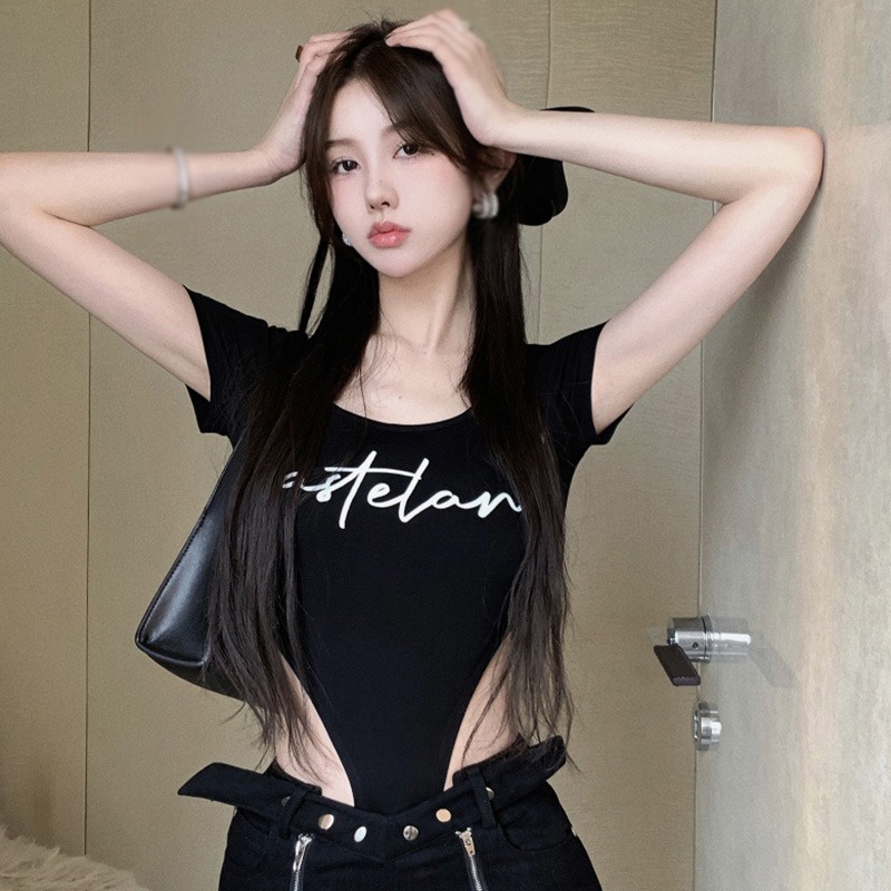 Áo Thun Tay Ngắn Cổ Tròn In Chữ Thời Trang Dành Cho Nữ