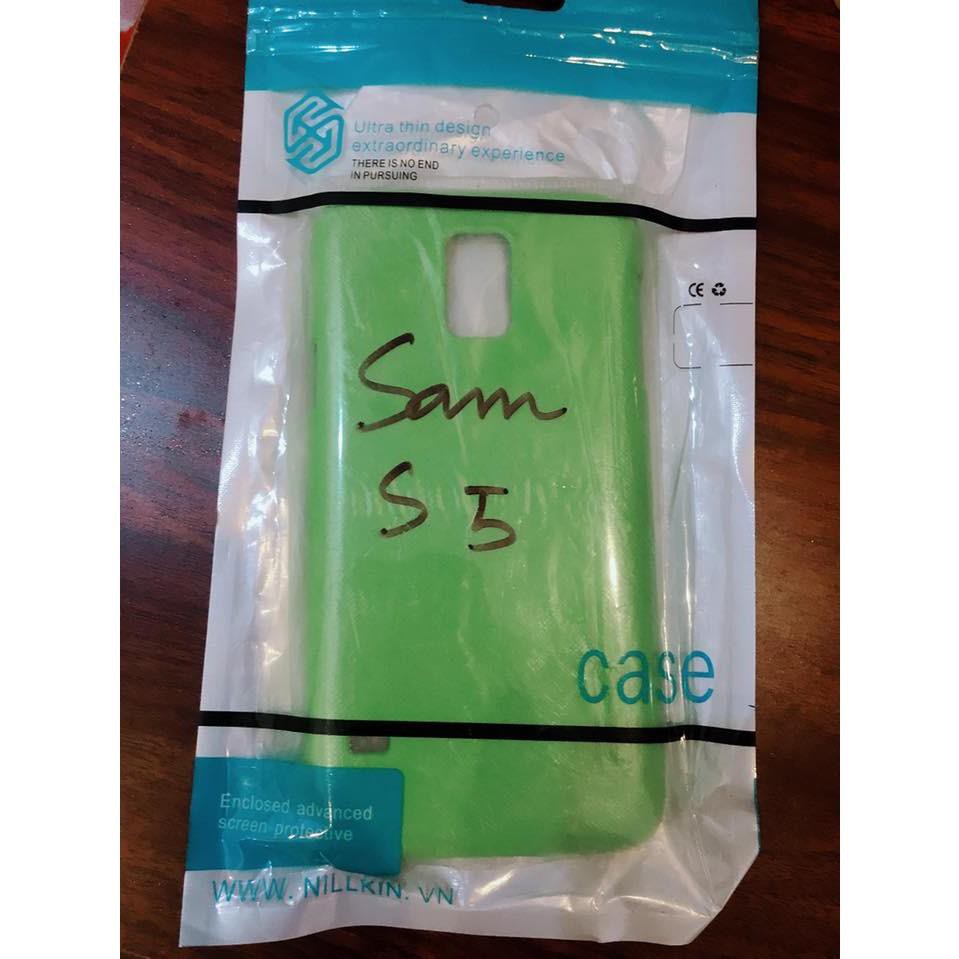 ốp lưng Samsung galaxy S5 xanh nikin
