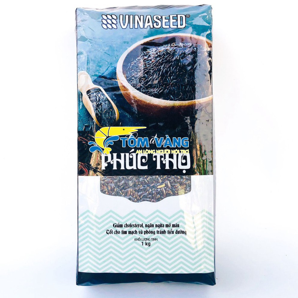 Gạo Lứt Đen Phúc Thọ (Túi nilong) - Gạo Công ty cổ phần giống cây trông trung ương (Vinaseed) - Tôm Vàng -