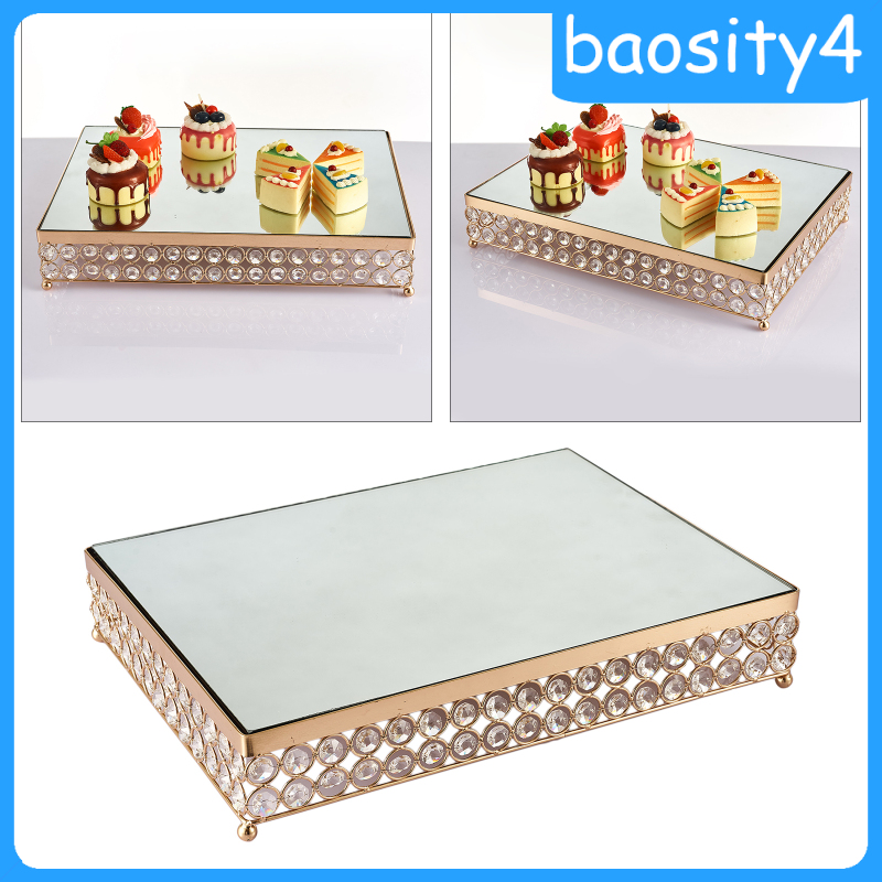 Bộ 4 Đế Đựng Bánh Bằng Pha Lê Phong Cách Châu Âu