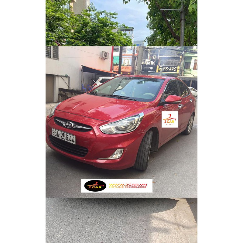 [Rèm loại 1] Rèm che nắng xe Hyundai Accent blue 2010-2016 Sedan có hút nam châm cao cấp