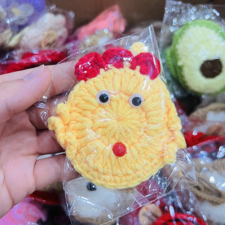 Túi tỏi handmade cho bé.Túi len đựng tỏi trừ vía cho bé, tránh gió cho bé yêu, cho bé khỏe mạnh mesocshop