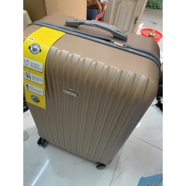 Vali vàng gold 30 inch size đại hàng chuẩn Korea