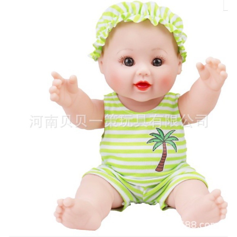 Búp Bê Nam 12 Ich  Slicon Mềm Baby Dolls