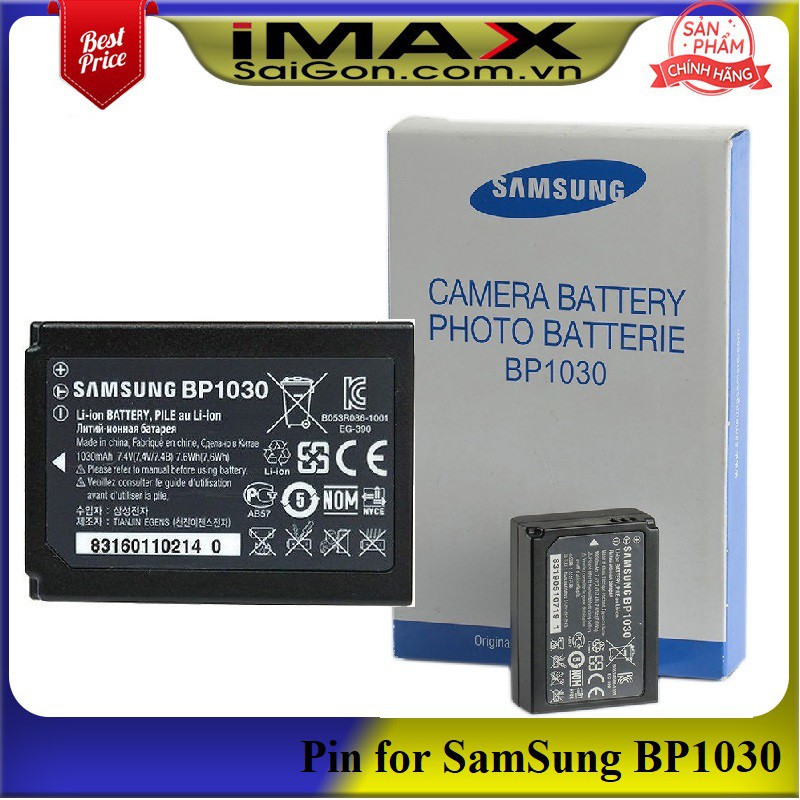 Pin thay thế pin máy ảnh SamSung BP-1030