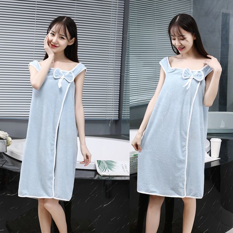 Khăn Tắm Cotton Dày Dặn Mềm Mại Thấm Hút Mồ Hôi Không Phai Màu Cho Nữ