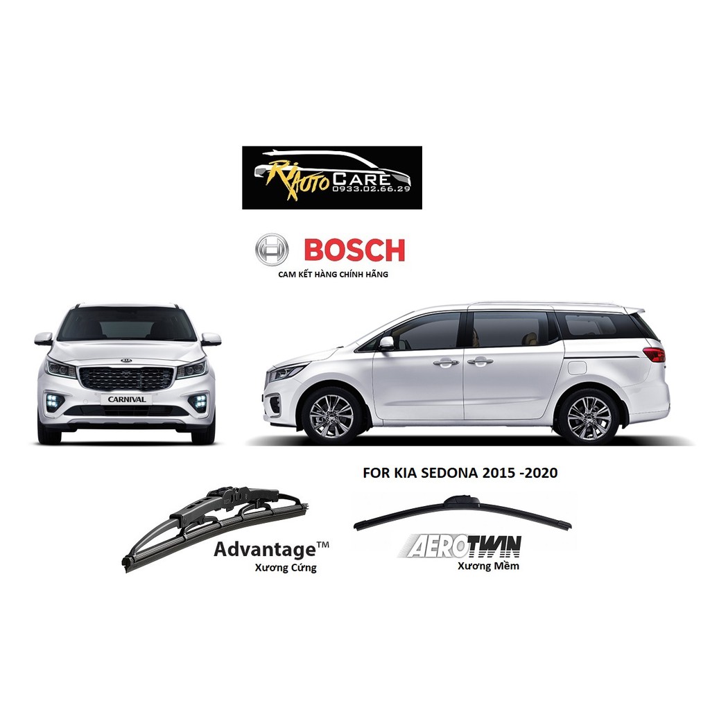 Bộ 2 Cái  Wipers Bosch For  18"-26" - Riautocare