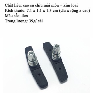 Combo bộ 4 má phanh xe đạp