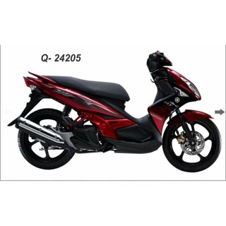 tem rời nouvo 4 hoa đỏ đen