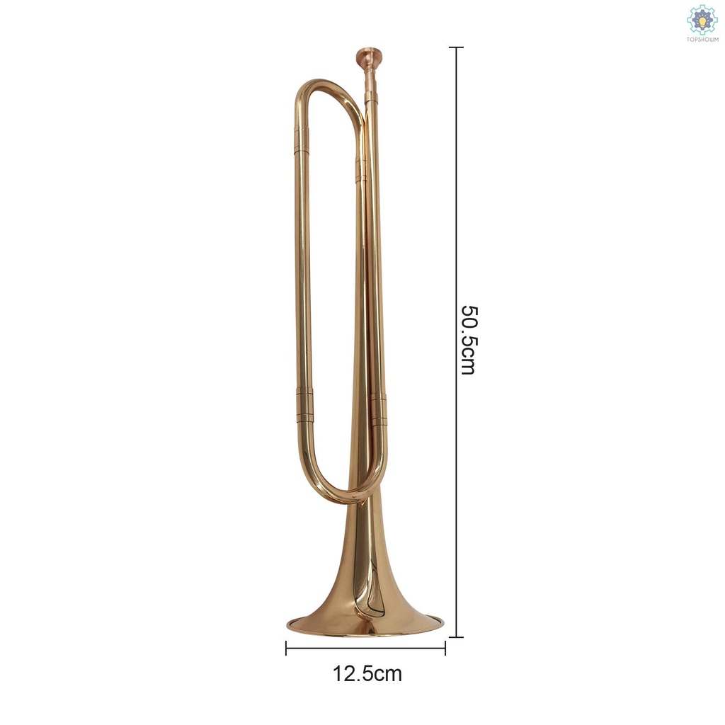 Kèn Trumpet Chất Liệu Đồng Thau Kèm Ống Thổi Dành Cho Người Mới Bắt Đầu