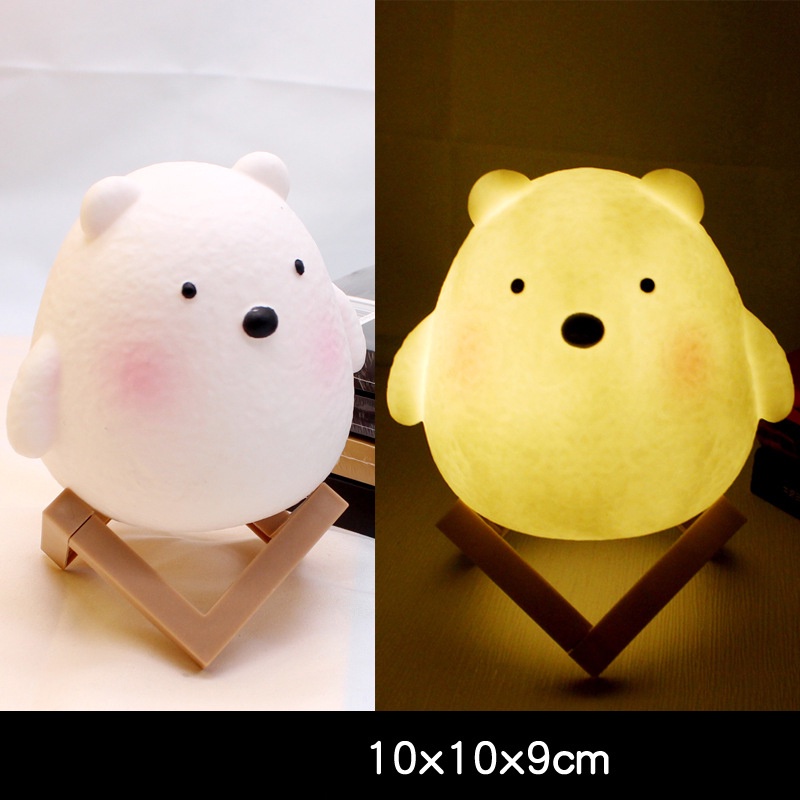 Đèn ngủ, đèn trang trí hình con vật đáng yêu ( không giá đỡ) - quà tặng, quà lưu niệm ý nghĩa [Ship hoả tốc]