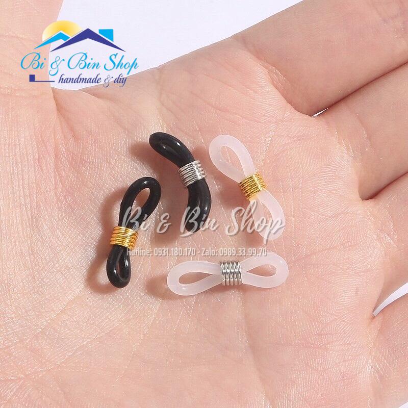 Sỉ 100 Cái Vòng Cao Su Dùng Làm Đầu Nối Dây Đeo Mắt Kính Thời Trang, Tiện Dụng