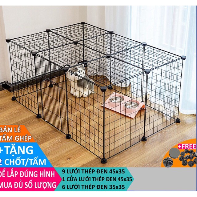 TẤM GHÉP CHUỒNG QUÂY CHÓ MÈO (bán theo tấm - khách inbox shop để được tư vấn)