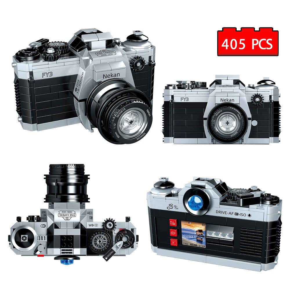 Đồ chơi lắp ráp GOROCK mô hình máy ảnh kỹ thuật số 3D