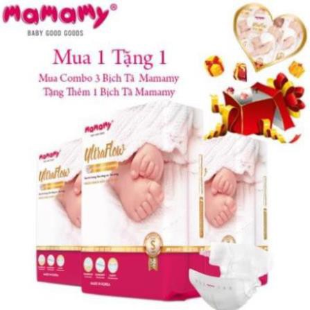 Combo 3 Bịch Tã Dán Mamamy Size S54-M46-L42-XL36 - FLASH SALE 99K