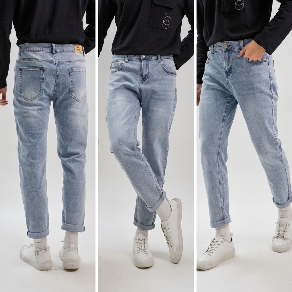 Quần jeans xanh basic thương hiệu 360 Boutique chất liệu cao cấp | BigBuy360 - bigbuy360.vn
