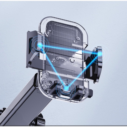 Giá đỡ điện thoại trên ô tô xoay 360 độ, hít gắn taplo và cửa gió điều hòa, kẹp điện thoại ô tô chắc chắn
