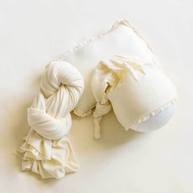 Bộ 3 Chăn + Mũ Beanie + Gối Quấn Em Bé Sơ Sinh